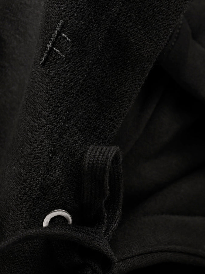 Former Betrayer Satin Hoodie Fall 2025 | BLACK