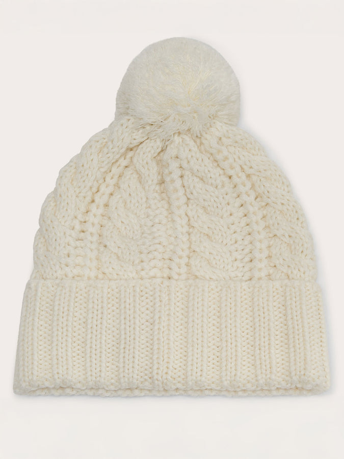 Oakley Harper Pom Beanie | ARCTIC WHITE/BLACKOUT (9WI)
