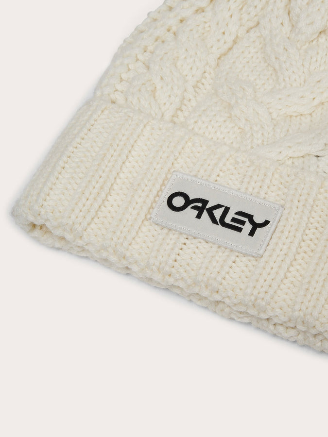 Oakley Harper Pom Beanie | ARCTIC WHITE/BLACKOUT (9WI)
