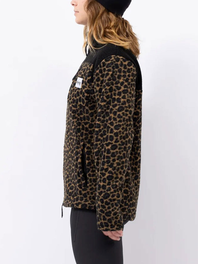 Eivy Versa Sherpa Black/Leopard Jacket Winter 2026 | BLACK/LEOPARD