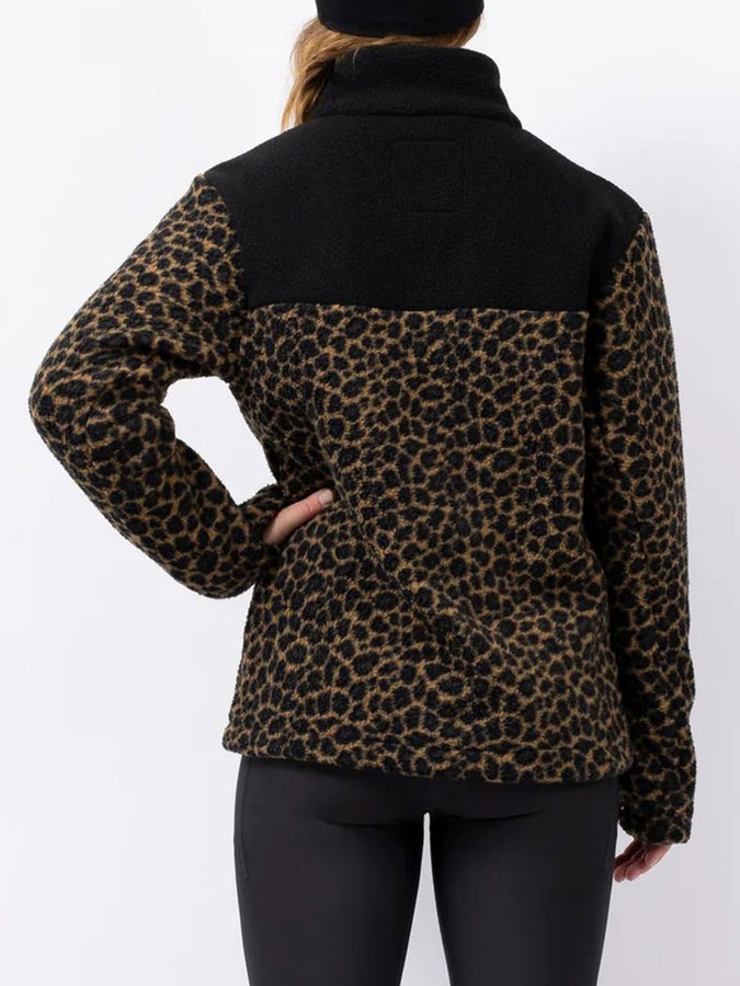 Eivy Versa Sherpa Black/Leopard Jacket Winter 2026 | BLACK/LEOPARD