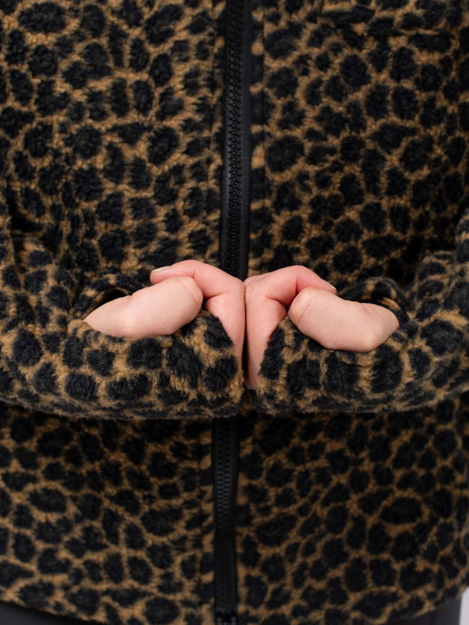 Eivy Versa Sherpa Black/Leopard Jacket Winter 2026 | BLACK/LEOPARD