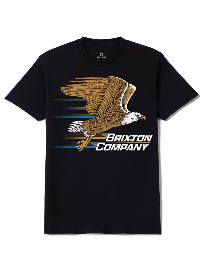 Brixton Free T-Shirt Spring 2026 | BLACK WORN WASH