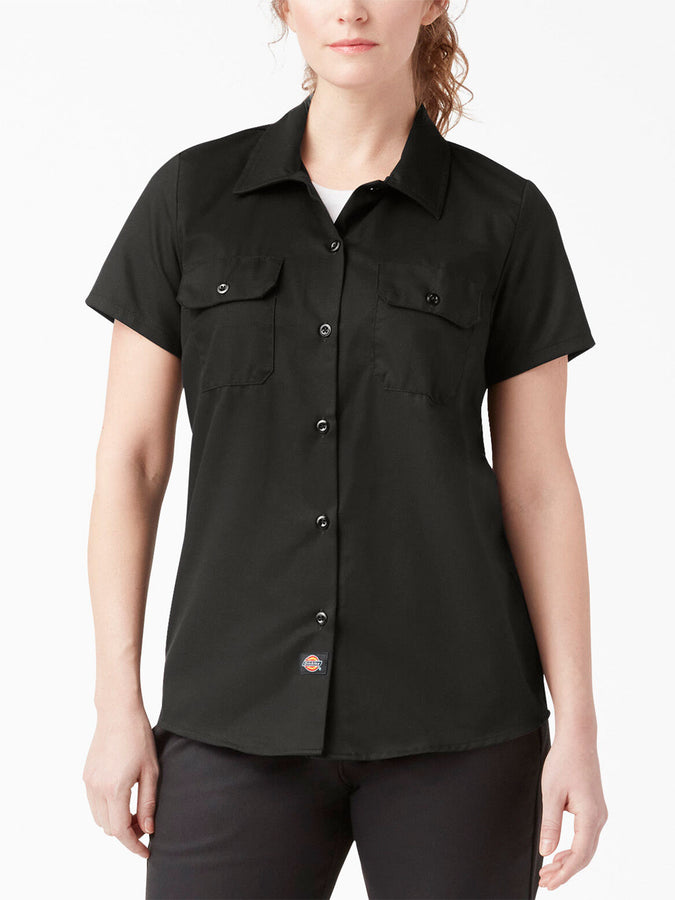 Dickies Original Work Buttondown Shirt Short Sleeve Spring 2024 | DICKIES BLACK (BSK)
