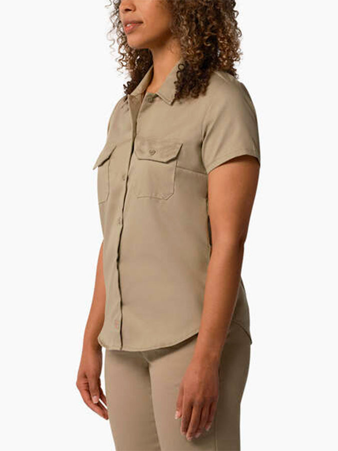 Dickies Original Work Buttondown Shirt Short Sleeve Spring 2024 | KHAKI (KSH)
