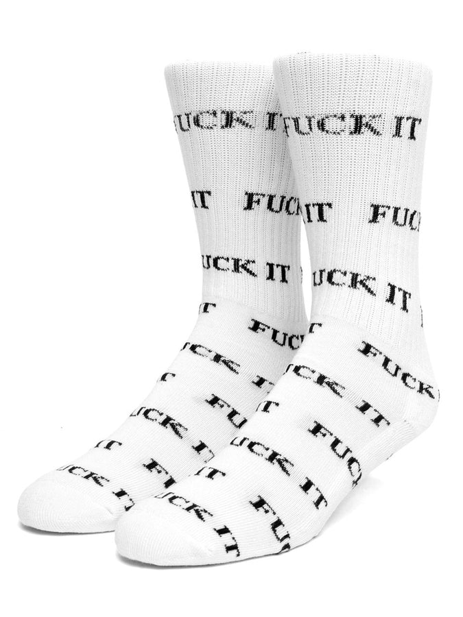 Huf F*ck It Socks | WHITE