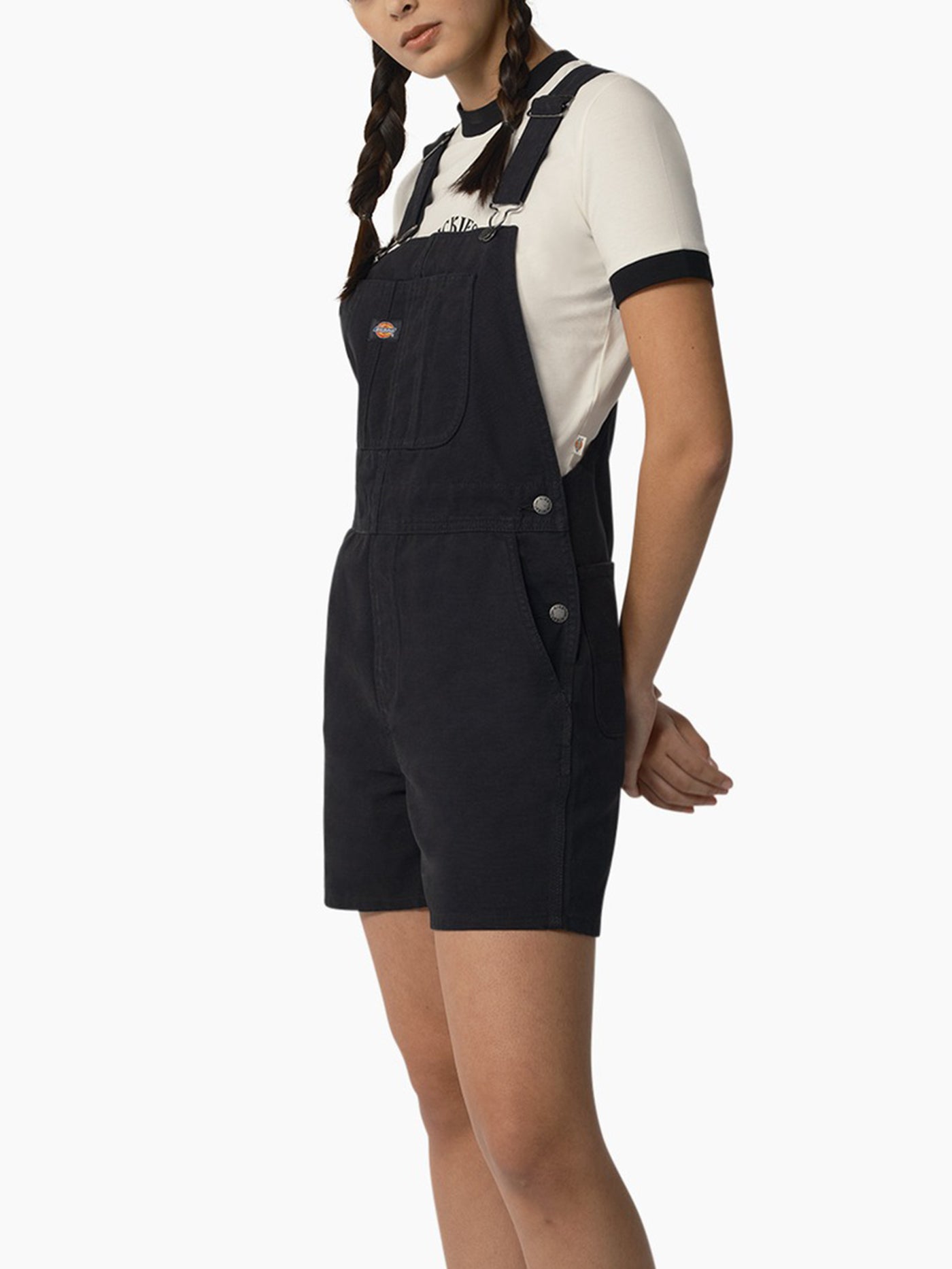 Dickies Duck Canvas Women Overall Shorts Spring 2024