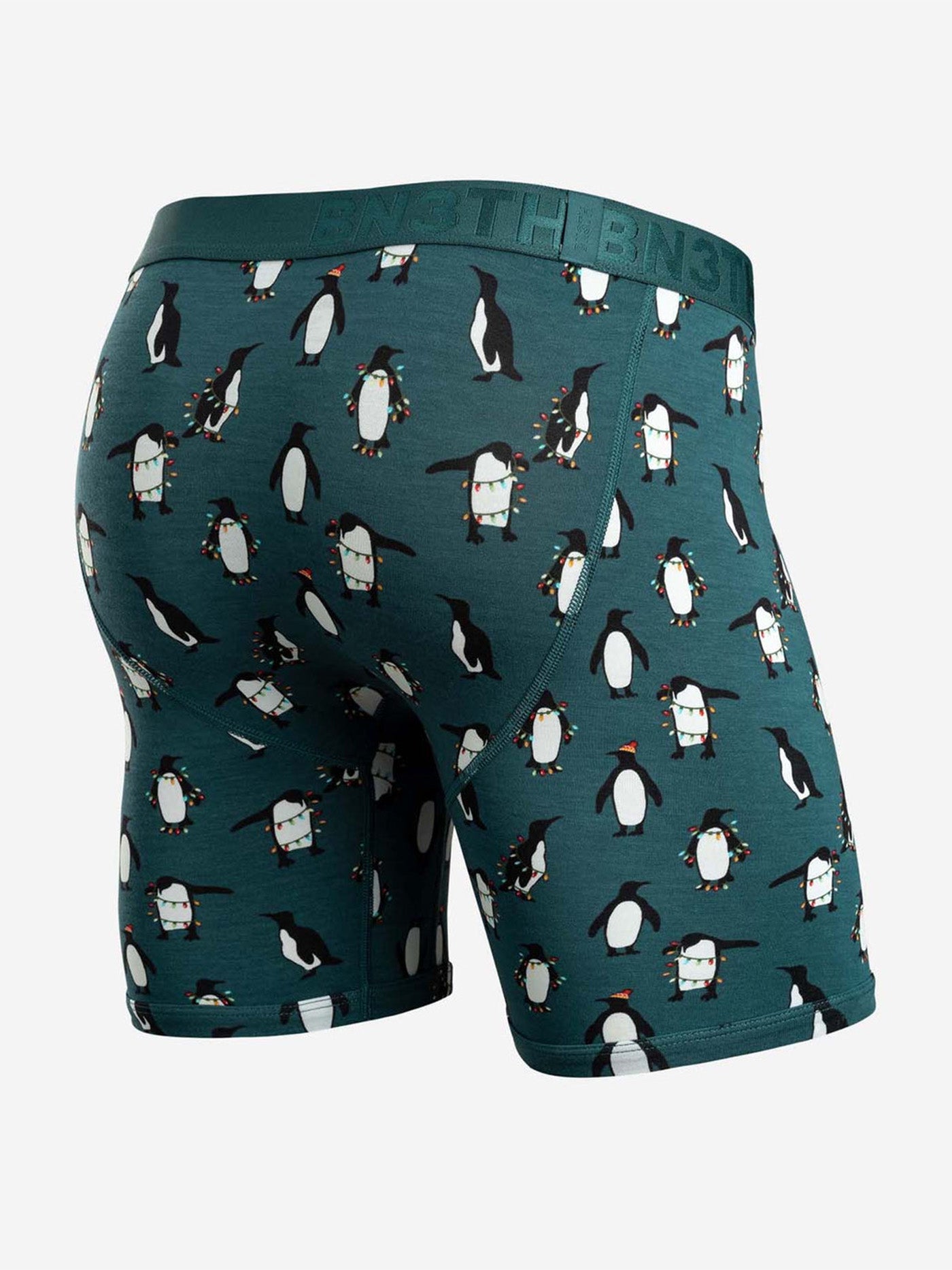 Bn3th Classic Print Penguins Cascade Boxer Holiday 2023