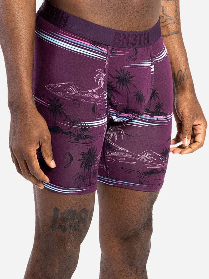 Bn3th Spring 2024 Classic Print Take Me There Cabernet Boxer |  TAKE ME THER CBRNT (1141)