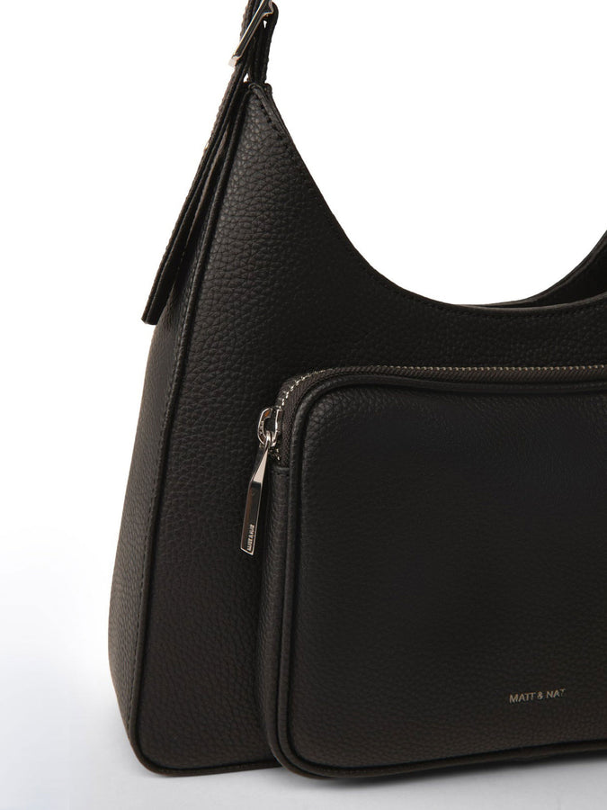 Matt & Nat Palm Large Purity Collection Women Handbag |  BLACK