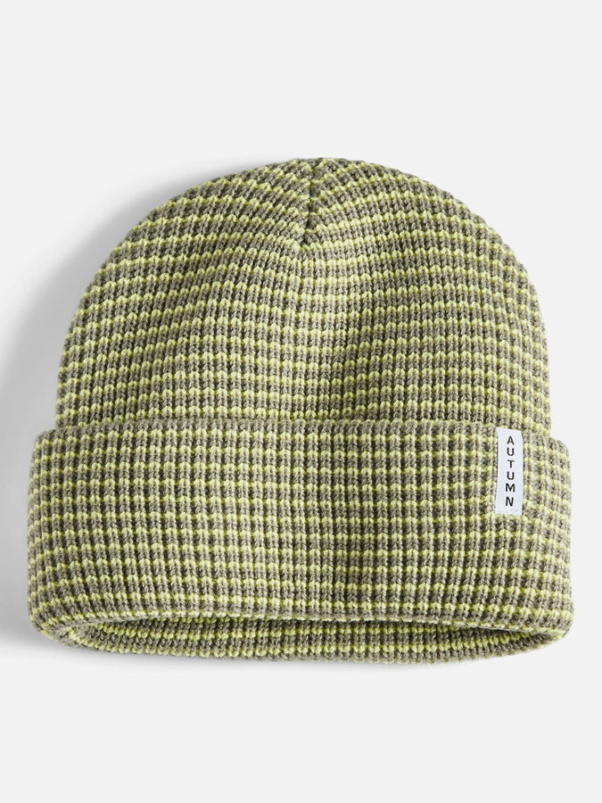 Autumn Stripe Beanie | STONE