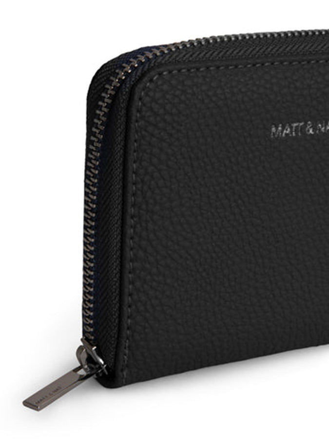 Matt & Nat Grain Rue Wallet | BLACK