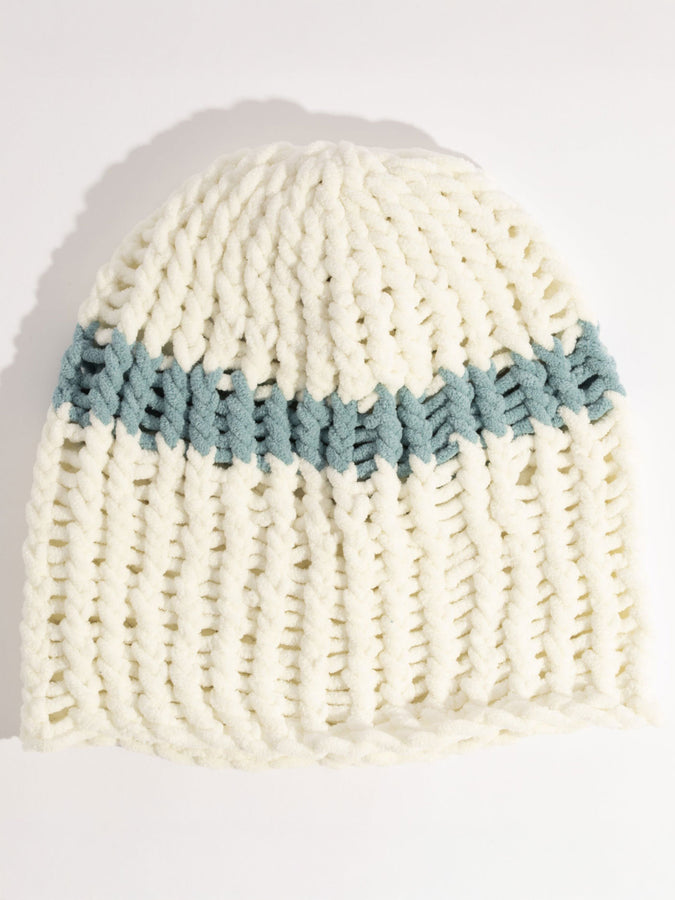 Coal Lampshade Skully Beanie | OFF WHITE/SHALE BLUE (OWH)