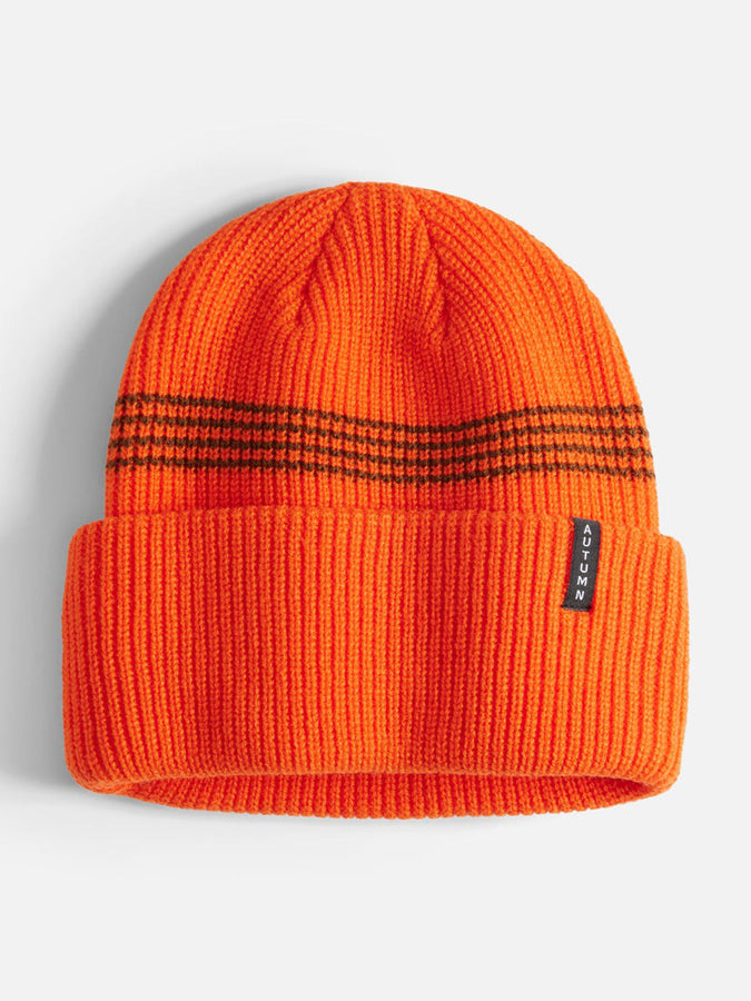 Autumn Mini Stripe Beanie | SAFETY ORANGE