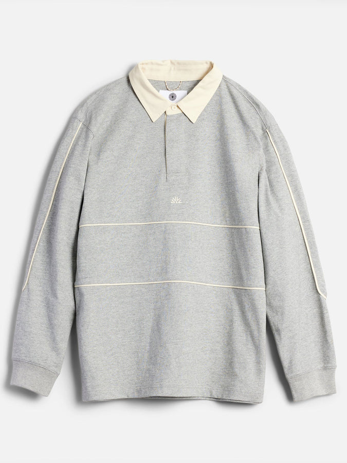 Autumn Piping Rugby Polo Winter 2026 | HEATHER GREY