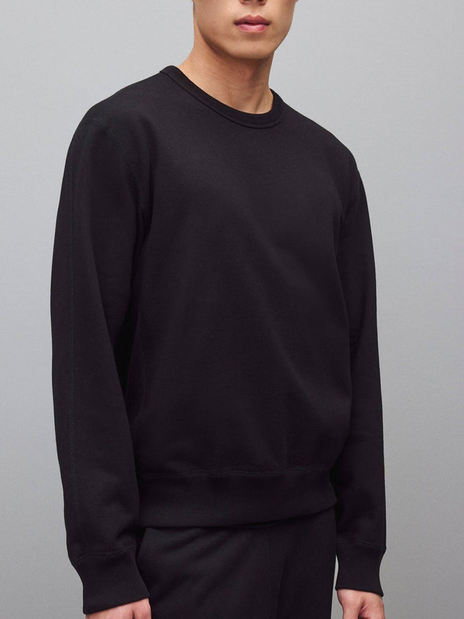 Reigning Champ Midweight Terry Standard Crewneck Sweatshirt | BLACK