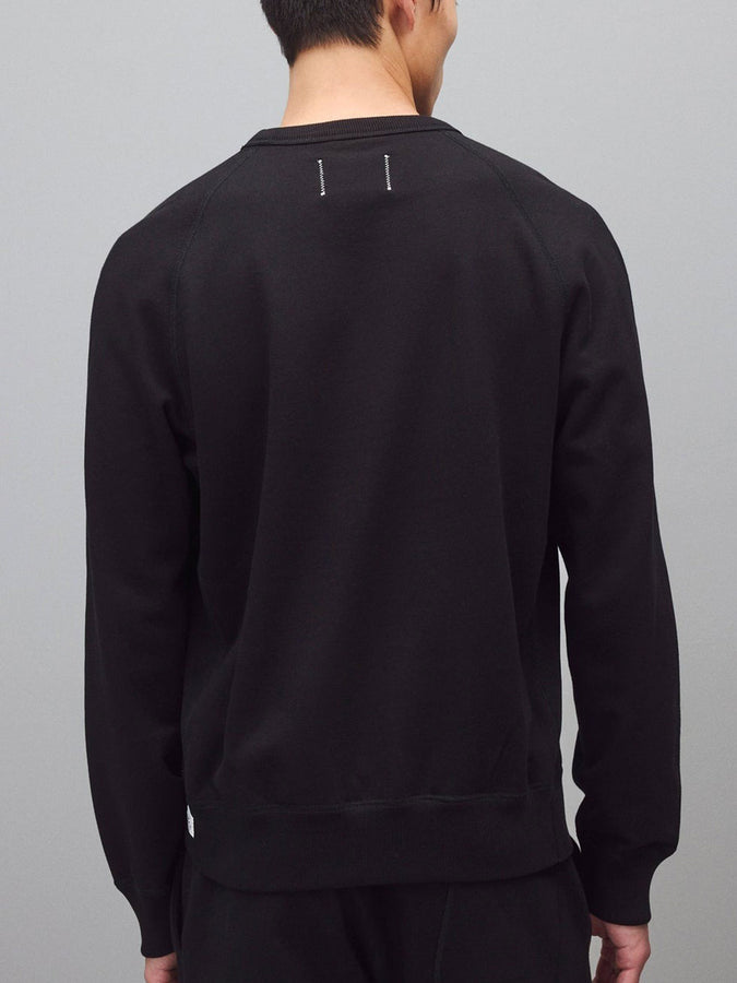 Reigning Champ Midweight Terry Standard Crewneck Sweatshirt | BLACK