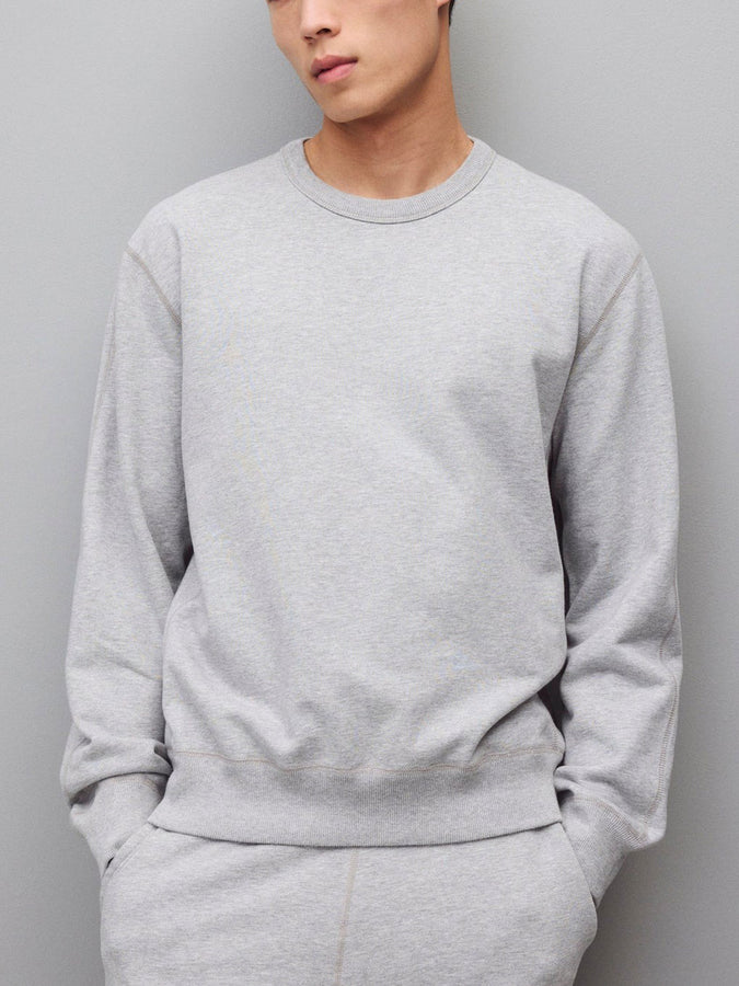 Reigning Champ Midweight Terry Standard Crewneck Sweatshirt | HEATHER GREY