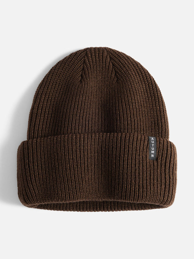 Autumn Select Solid Beanie | CACAO