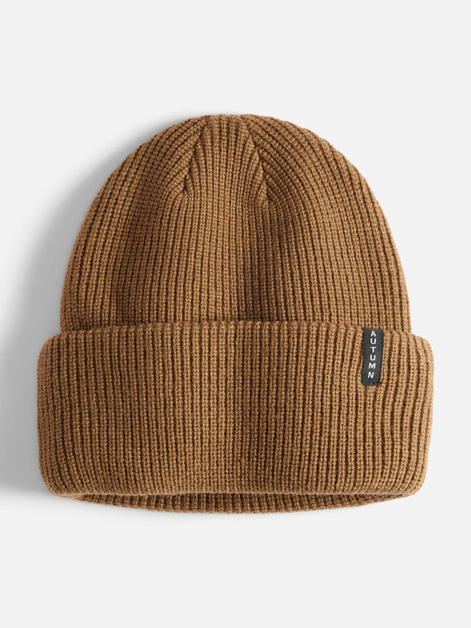 Autumn Select Solid Beanie | LIGHT BROWN