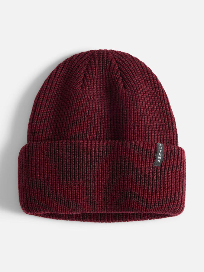 Autumn Select Solid Beanie | MERLOT