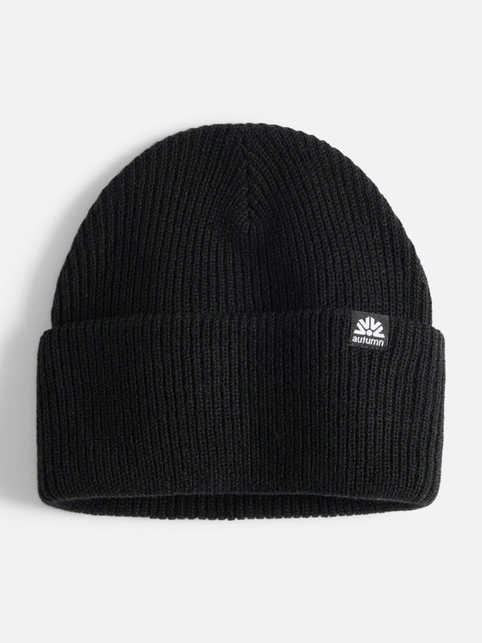 Autumn Simple Solid Beanie | BLACK