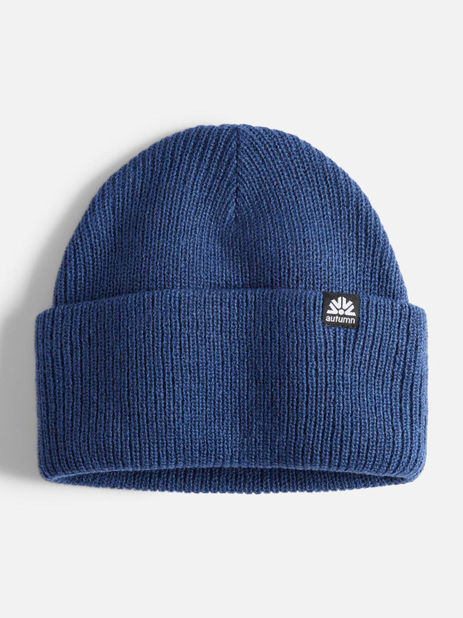 Autumn Simple Solid Beanie | DEEP OCEAN