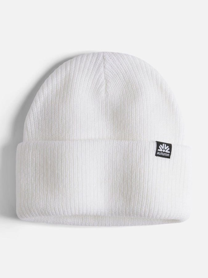 Autumn Simple Solid Beanie | WHITE