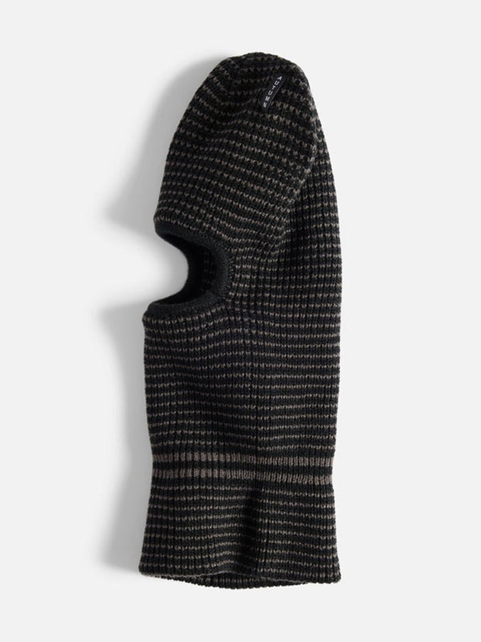 Autumn Striped Balaclava | BLACK