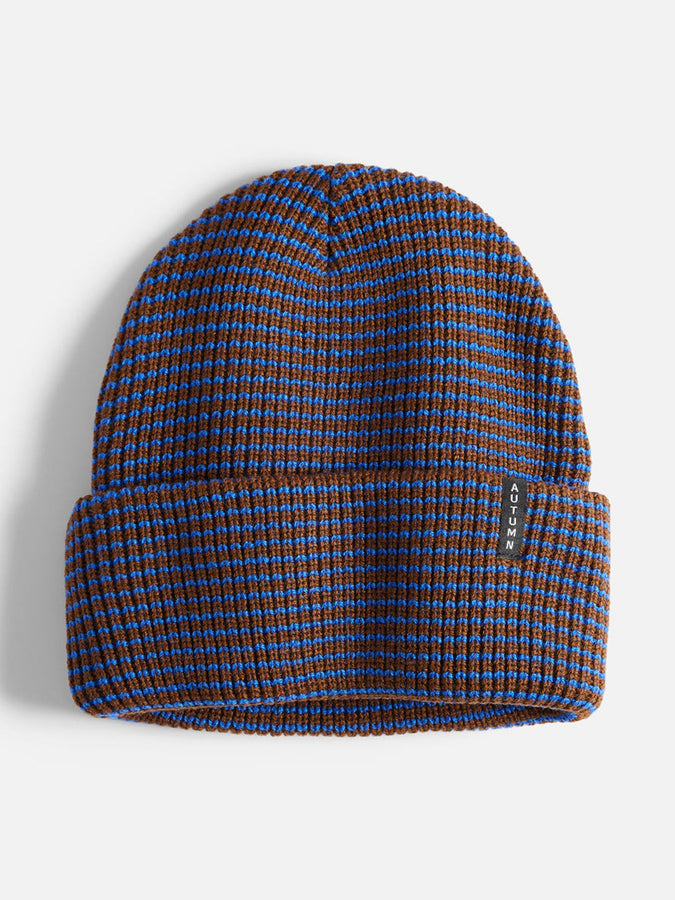 Autumn Stripe Beanie | BROWN