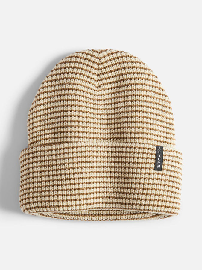 Autumn Stripe Beanie | EGGSHELL