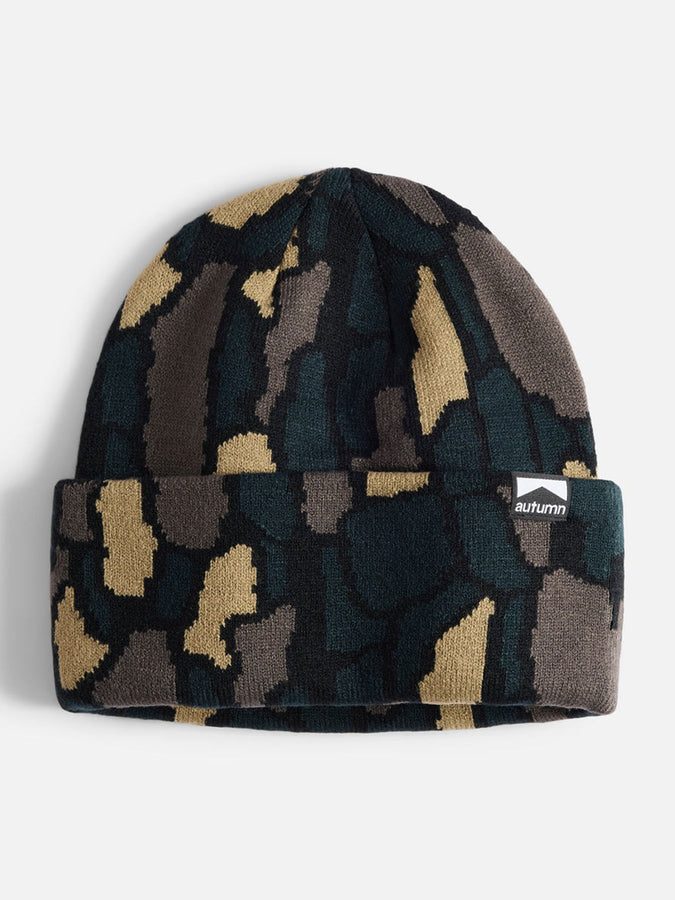 Autumn Treebark Beanie | BLACK