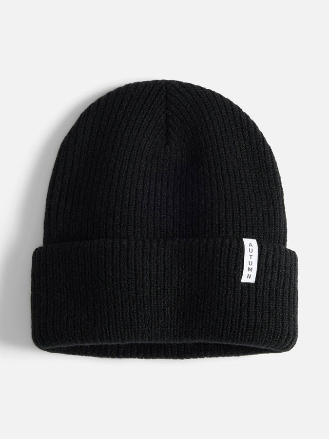 Autumn Solid Beanie | BLACK
