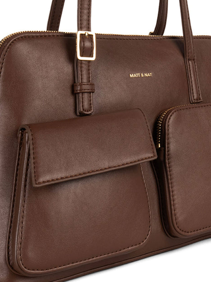Matt & Nat Forum Imena Satchel Tote Bag | COCOA