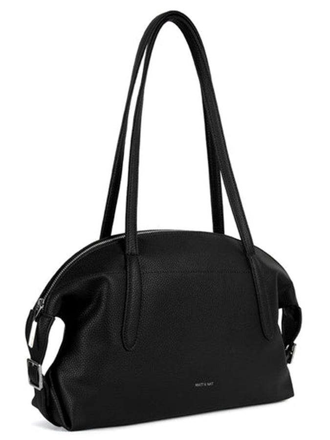 Matt & Nat Grain Vania Satchel Tote Bag | BLACK