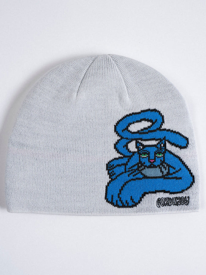 Autumn Blue Cat By Jamie Lynn Beanie | WHITE