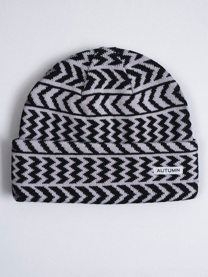 Autumn Chevron Beanie | WHISPER PINK