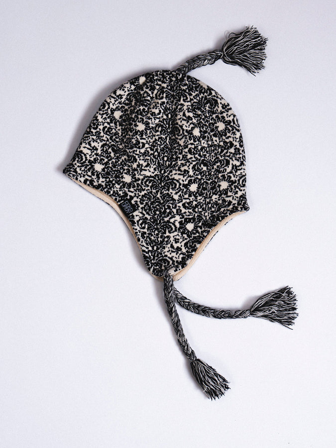 Autumn Doily Ear Flap Beanie | 