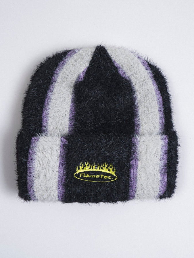 Autumn Flametec Mohair Beanie | BLACK