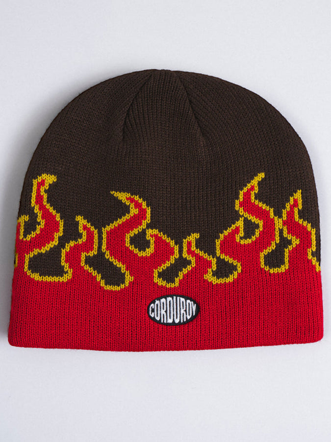 Autumn LL Burn Skully Beanie | CHOCOLATE