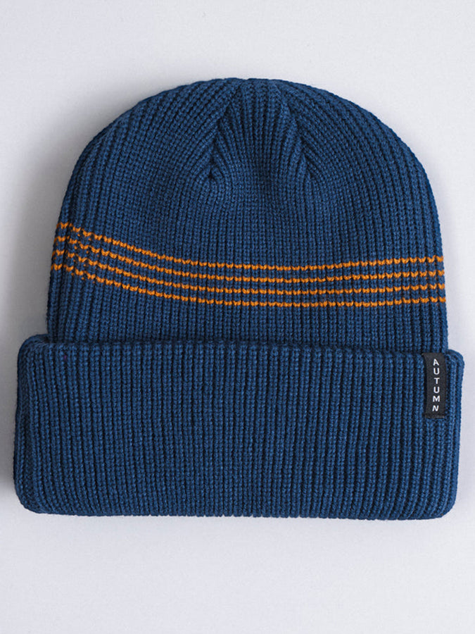 Autumn Mini Stripe Beanie | CERULEAN
