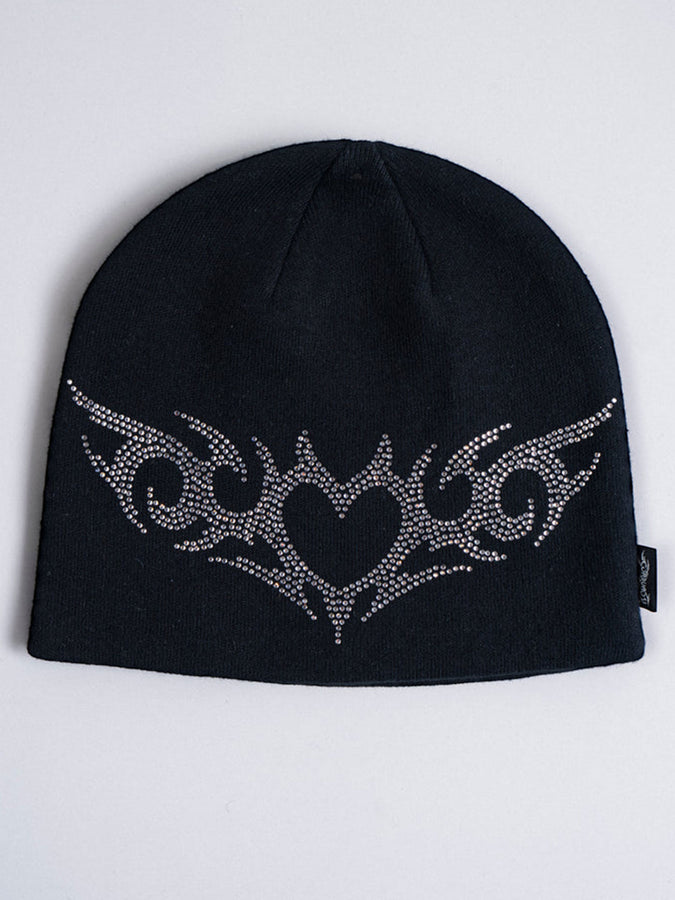 Autumn Shine On Skully Beanie | BLACK
