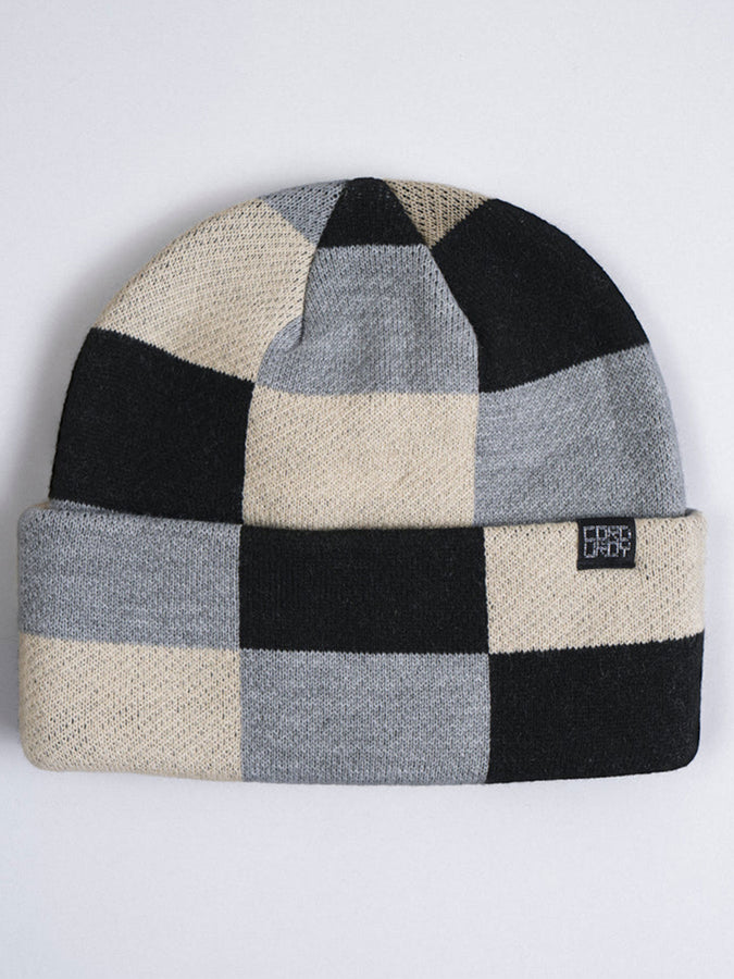 Autumn Squared Beanie | NATURAL