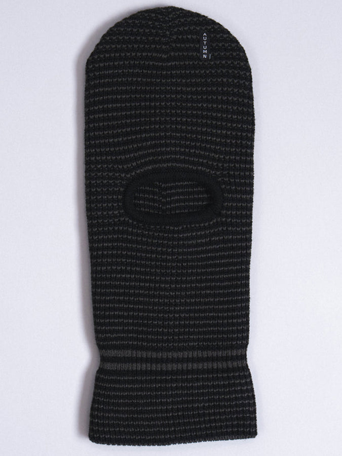 Autumn Striped Balaclava | BLACK