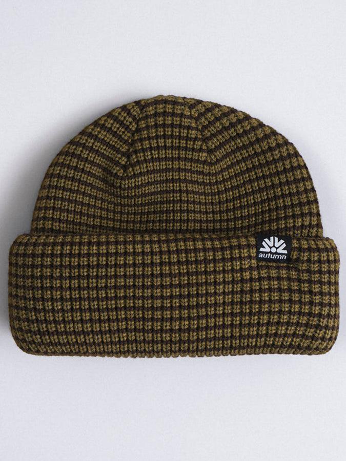 Autumn Stripe Double Roll Beanie | FIR