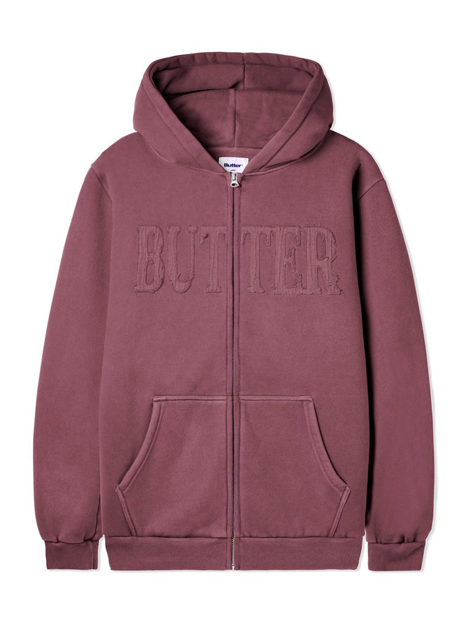 Butter Goods Fabric Applique Zip Hoodie Holiday 2023