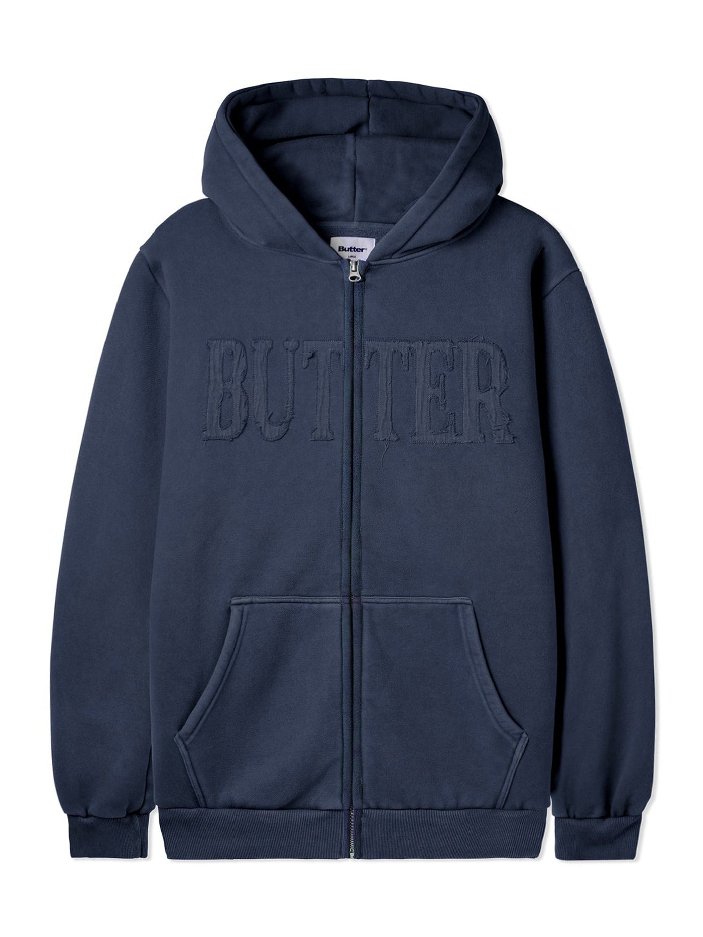 Butter Goods Fabric Applique Zip Hoodie Holiday 2023