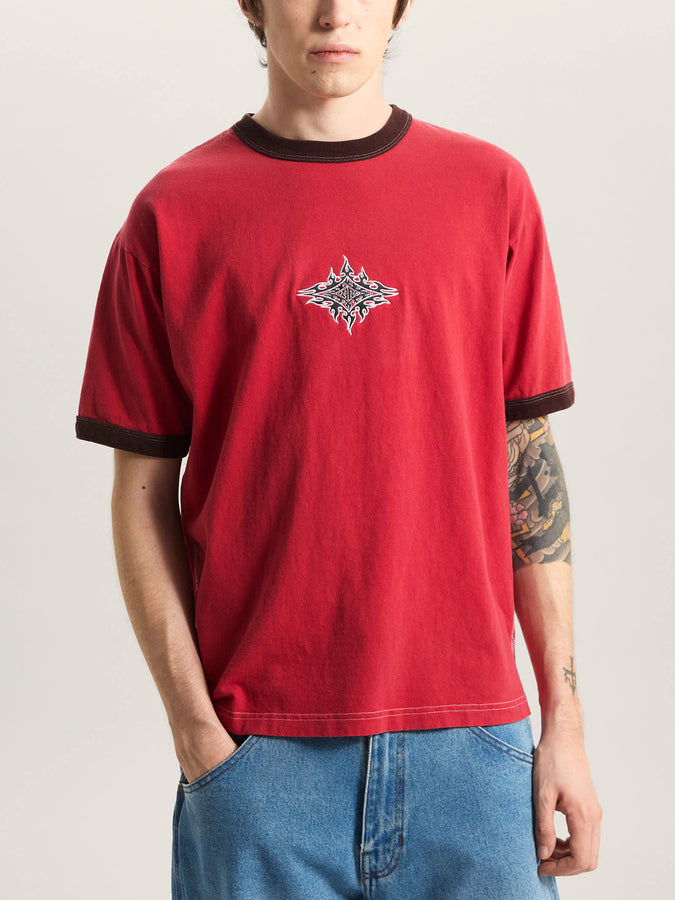 Vans LX Flame Face T-Shirt Spring 2026 | CRIMSON HAZE (FO9)