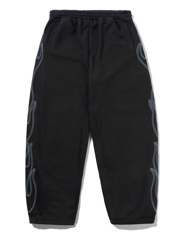 Butter Goods Flame Fleece Pants Spring 2026 | BLACK