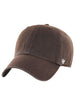 47 Blank Clean Up Flat Brown Hat